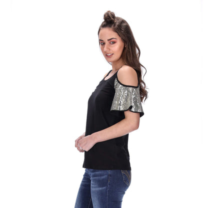 Josie Tee Black/Gold