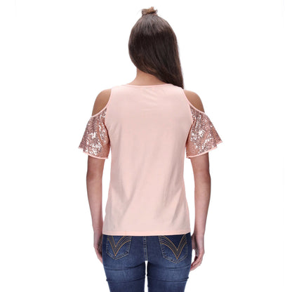 Josie Tee Peach/Rose Gold