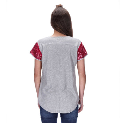 Kali Tee Grey/Dark Pink