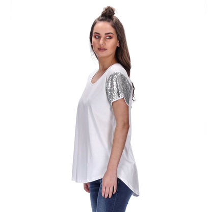 Kali Tee White/Silver