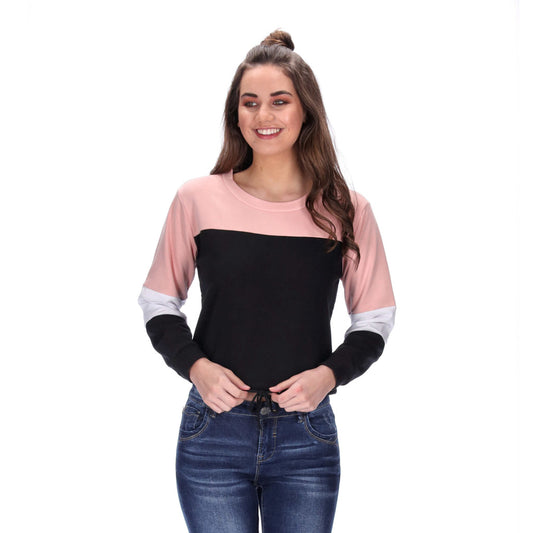 cropped black womens hoodie