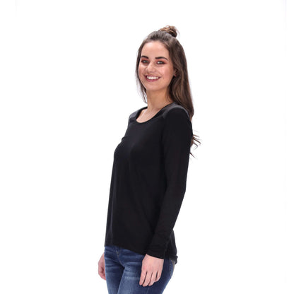 Kiara Long Sleeve Top Black