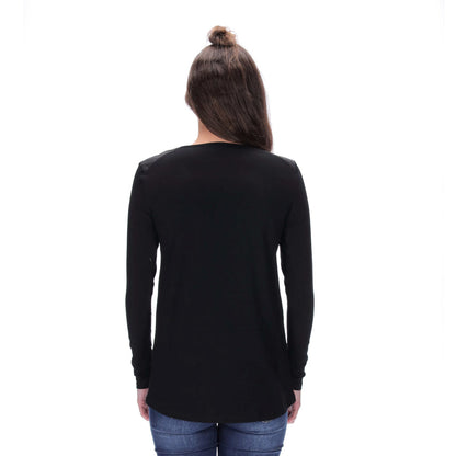 Kiara Long Sleeve Top Black