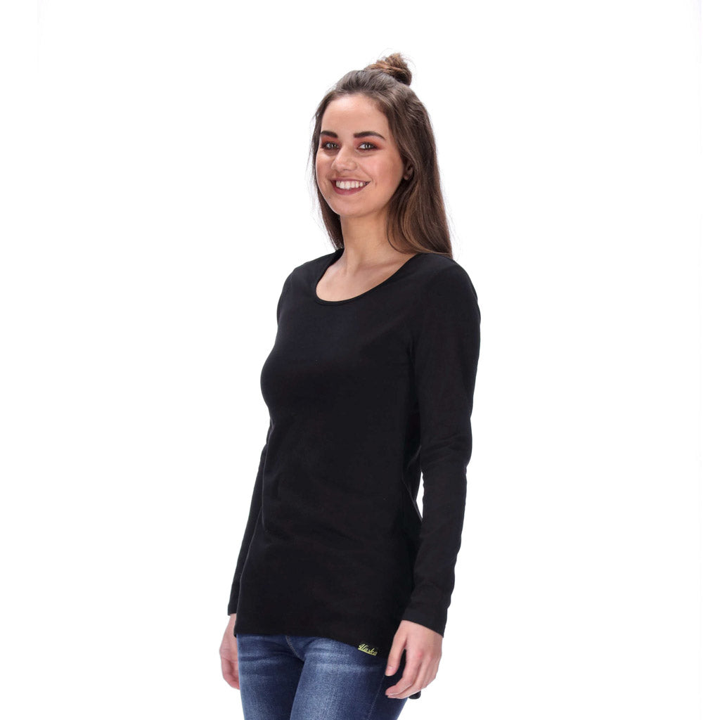 London Long Sleeve Top Black