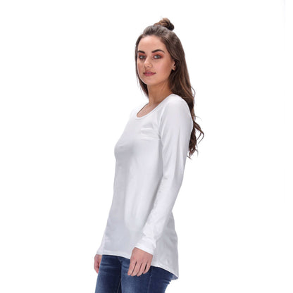 London Long Sleeve Top White
