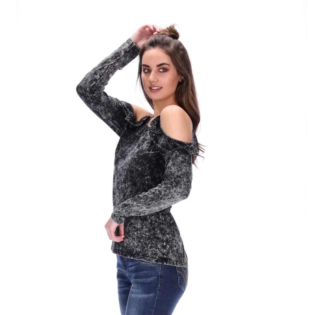 Mila Top Stonewash