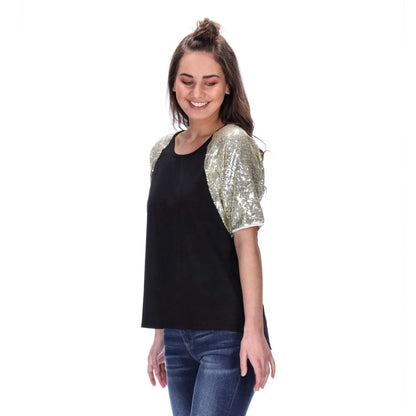 Nel Tee Black/Gold