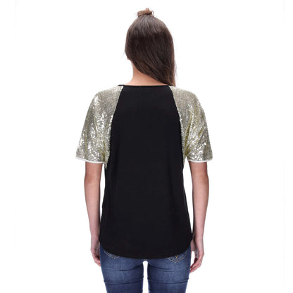 Nel Tee Black/Gold