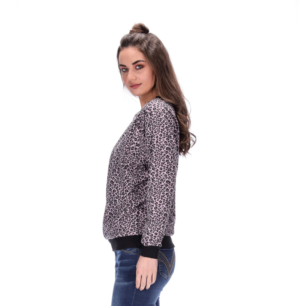 Olivia Sweater Lilac/Black
