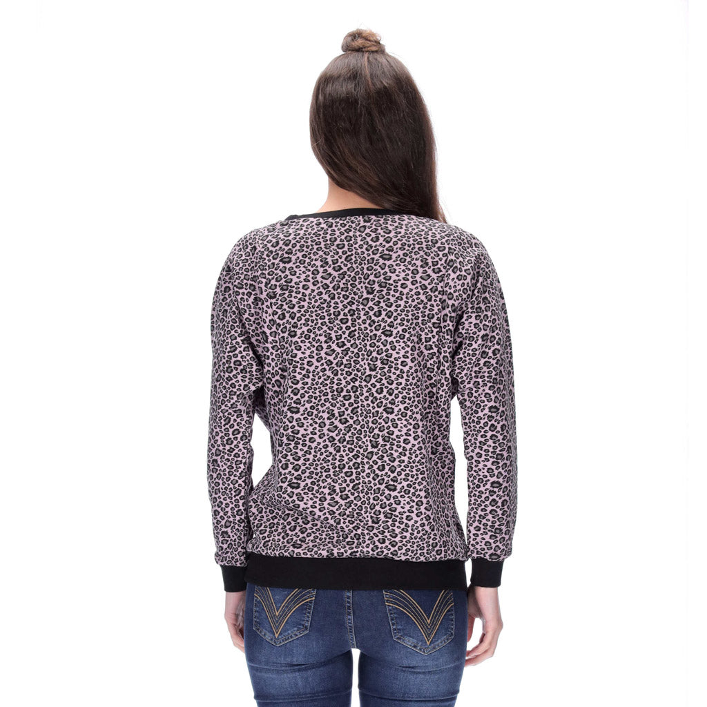 Olivia Sweater Lilac/Black