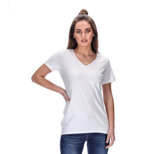basic white tee