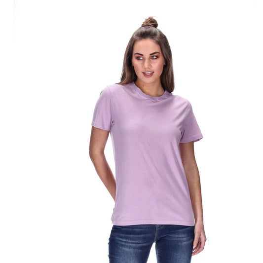 womens basic tee lilac