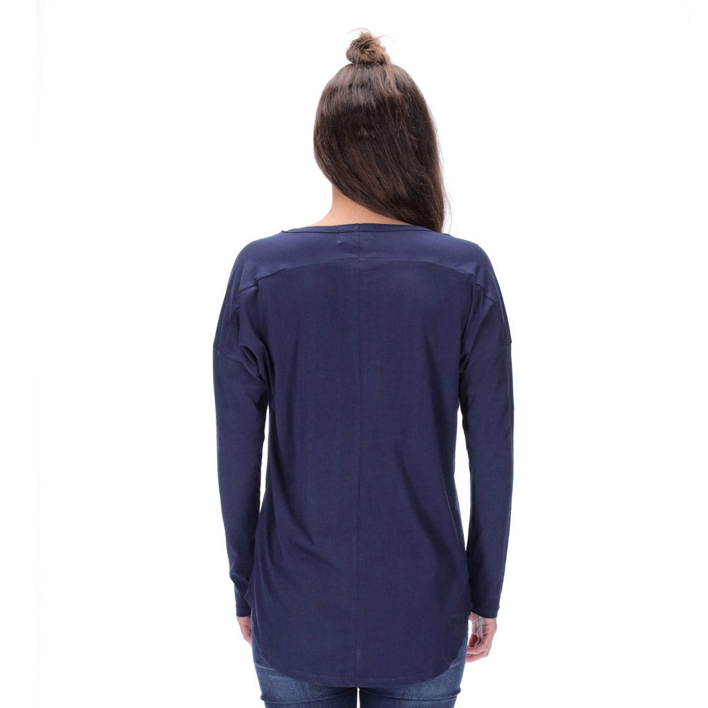 Sydney Long Sleeve Top Navy