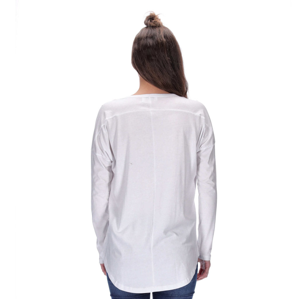 Sydney Long Sleeve Top White