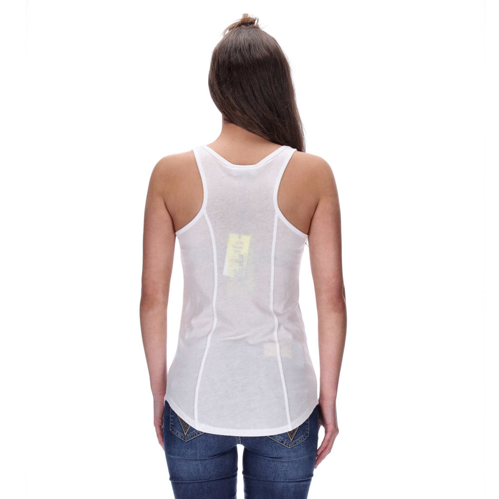 Teagan Singlet White